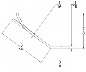 REVERSE JAMB ANGLE SEAL RS-175c